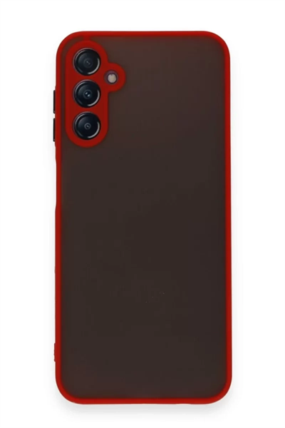 Samsung Galaxy A25 5G Kılıf Montreal Silikon Kapak - Kırmızı