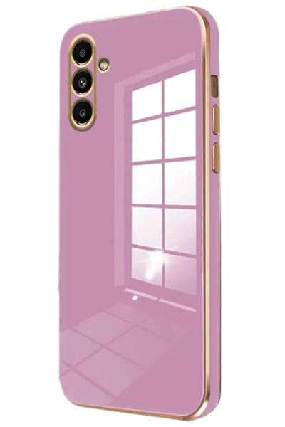 Samsung Galaxy A25 5G Kılıf Volet Silikon - Mor