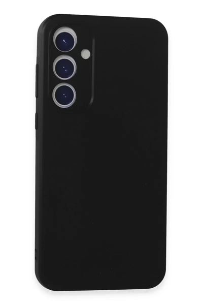 Samsung Galaxy A35 5G Kılıf First Silikon - Siyah
