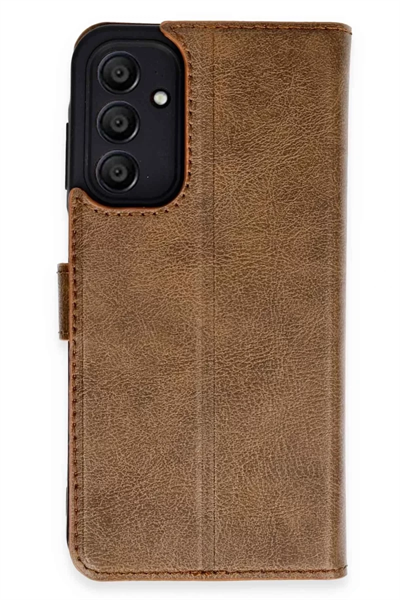 Samsung Galaxy A35 5G Kılıf Trend S Plus Kapaklı Kılıf - Taba