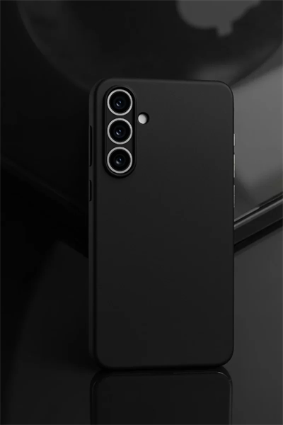 Samsung Galaxy A55 5G Kılıf First Silikon - Siyah