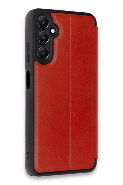 Samsung Galaxy A55 5G Kılıf Flip Cover - Kırmızı