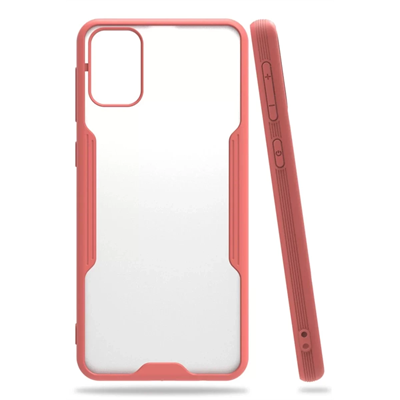 Samsung Galaxy M31 Kılıf Platin Silikon - Pembe