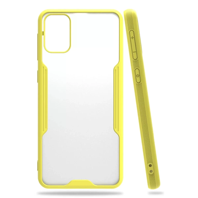Samsung Galaxy M31 Kılıf Platin Silikon - Sarı