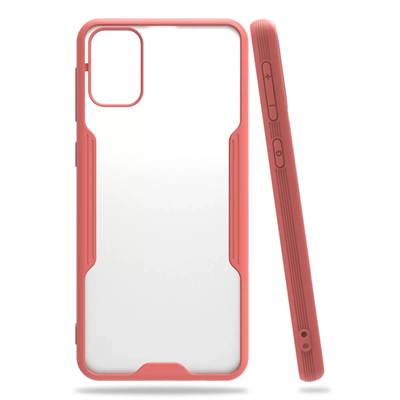 Samsung Galaxy M31 Kılıf Platin Silikon - Pembe