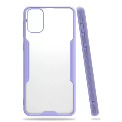 Samsung Galaxy M31 Kılıf Platin Silikon - Lila
