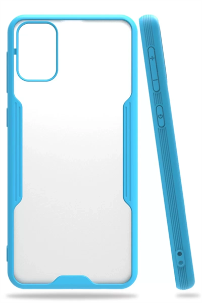 Samsung Galaxy M31 Kılıf Platin Silikon - Mavi