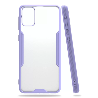 Samsung Galaxy M31 Kılıf Platin Silikon - Lila