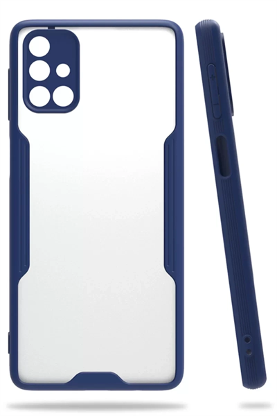 Samsung Galaxy M31S Kılıf Platin Silikon - Lacivert