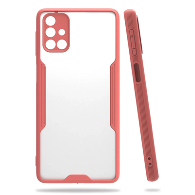 Samsung Galaxy M31S Kılıf Platin Silikon - Pembe