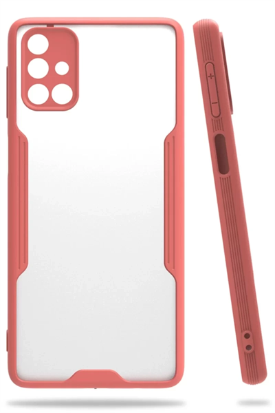 Samsung Galaxy M31S Kılıf Platin Silikon - Pembe