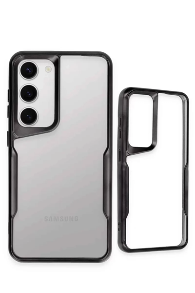 Samsung Galaxy S23 Kılıf Boyi Silikon Kapak - Siyah