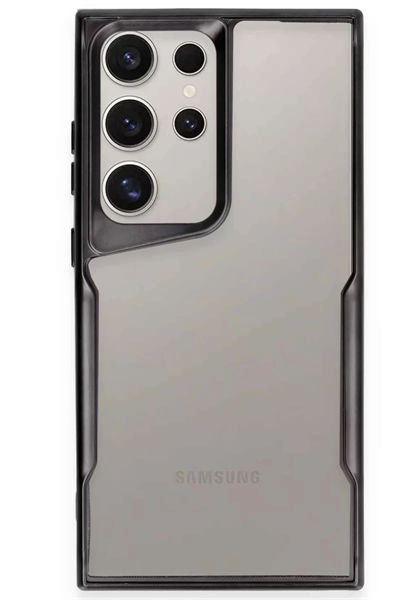 Samsung Galaxy S23 Ultra Kılıf Boyi Silikon Kapak - Siyah
