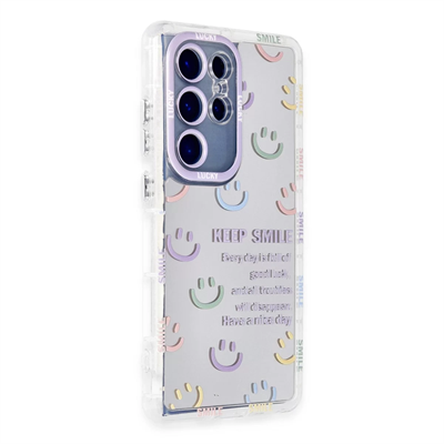 Samsung Galaxy S23 Ultra Kılıf Reflexion Desenli Kapak - Desen 2
