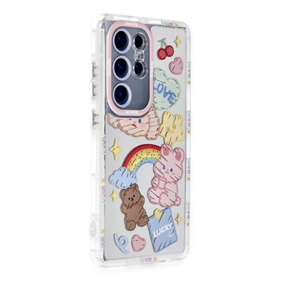 Samsung Galaxy S23 Ultra Kılıf Reflexion Desenli Kapak - Desen 4