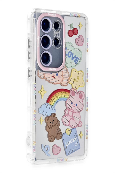 Samsung Galaxy S23 Ultra Kılıf Reflexion Desenli Kapak - Desen 4
