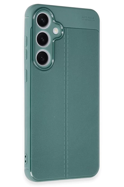 Samsung Galaxy S24 FE Kılıf Auto Focus Kapak - Koyu Yeşil
