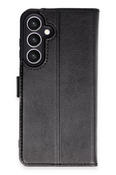 Samsung Galaxy S24 FE Kılıf Trend S Plus Kapaklı Kılıf - Siyah