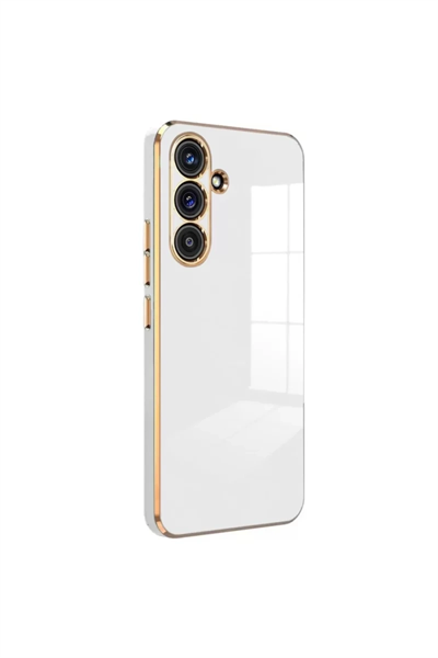 Samsung Galaxy S24 FE Kılıf Volet Silikon - Beyaz