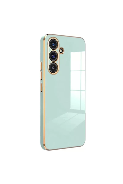 Samsung Galaxy S24 FE Kılıf Volet Silikon - Açık Yeşil