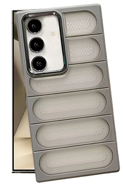 Samsung Galaxy S24 Kılıf Airmax Silikon Kapak - Titan Gri