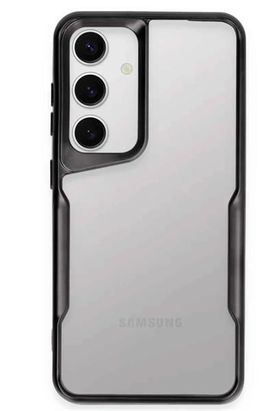 Samsung Galaxy S24 Kılıf Boyi Silikon Kapak - Siyah