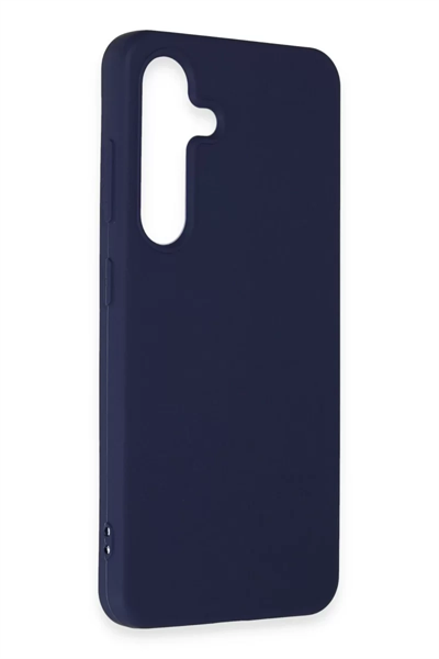 Samsung Galaxy S24 Kılıf First Silikon - Lacivert