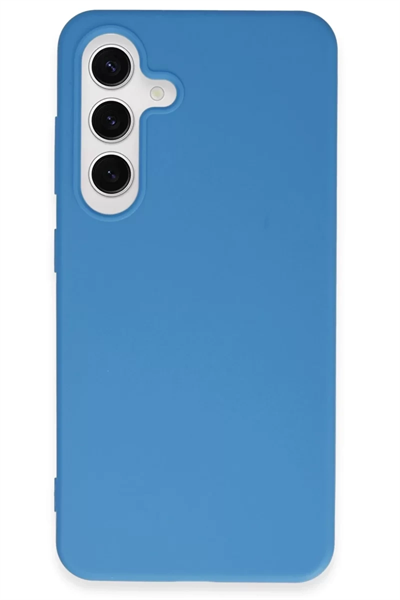 Samsung Galaxy S24 Kılıf First Silikon - Mavi