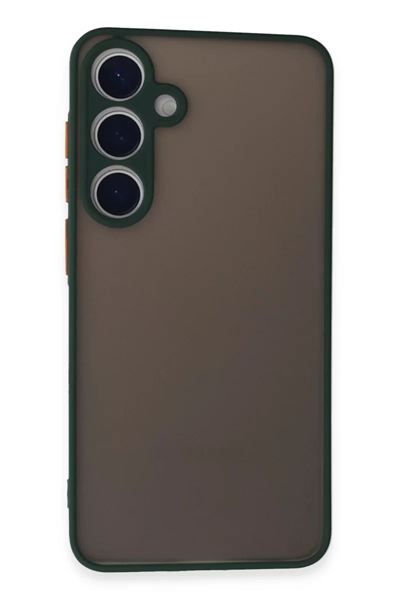 Samsung Galaxy S24 Kılıf Montreal Silikon Kapak - Yeşil