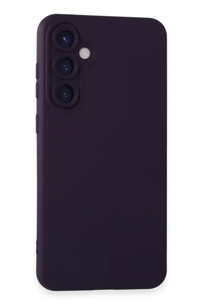 Samsung Galaxy S24 Kılıf Nano içi Kadife Silikon - Mor