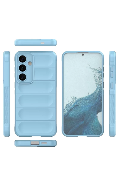 Samsung Galaxy S24 Kılıf Optimum Silikon - Sky Blue