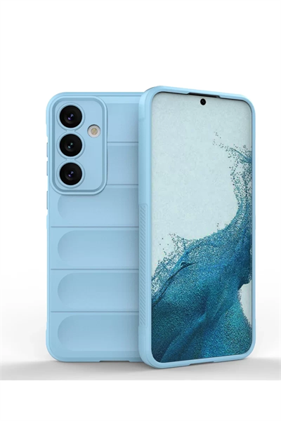 Samsung Galaxy S24 Kılıf Optimum Silikon - Sky Blue