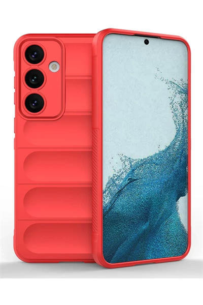 Samsung Galaxy S24 Kılıf Optimum Silikon - Kırmızı