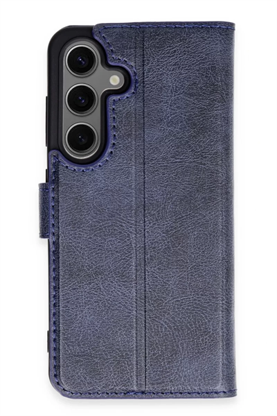Samsung Galaxy S24 Kılıf Trend S Plus Kapaklı Kılıf - Lacivert