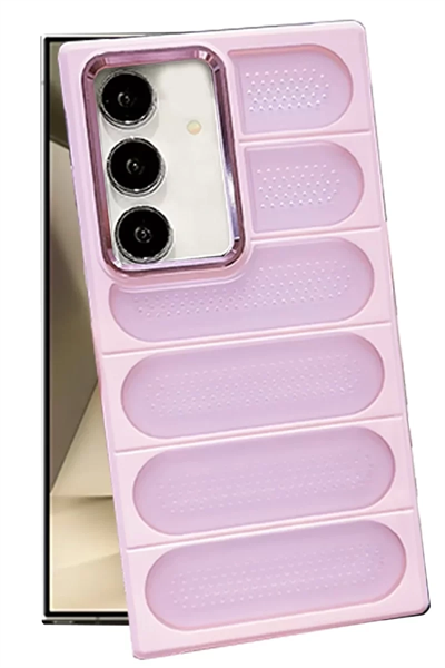 Samsung Galaxy S24 Plus Kılıf Airmax Silikon Kapak - Pembe