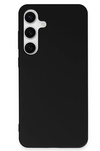 Samsung Galaxy S24 Plus Kılıf First Silikon - Siyah