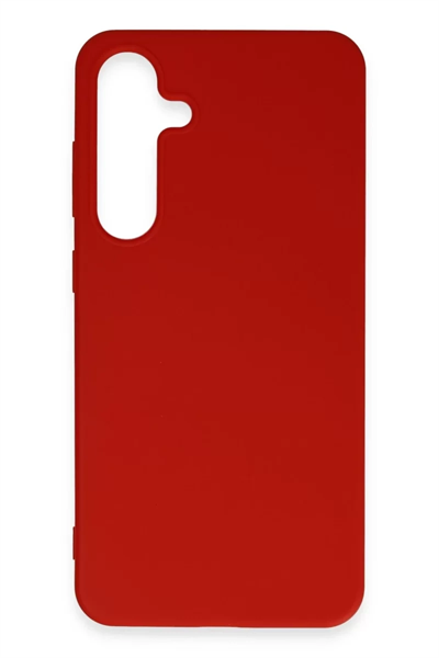 Samsung Galaxy S24 Plus Kılıf First Silikon - Kırmızı