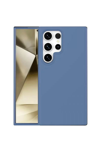 Samsung Galaxy S24 Ultra Kılıf First Silikon - Mavi