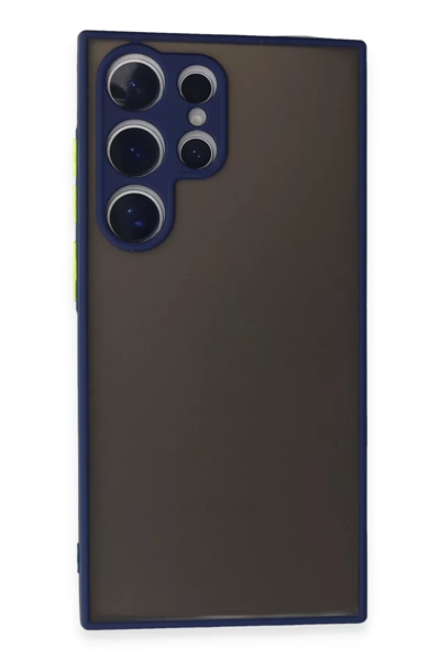 Samsung Galaxy S24 Ultra Kılıf Montreal Silikon Kapak - Lacivert