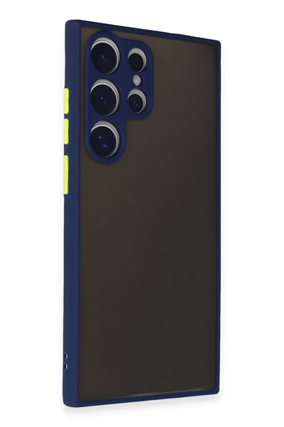 Samsung Galaxy S24 Ultra Kılıf Montreal Silikon Kapak - Lacivert