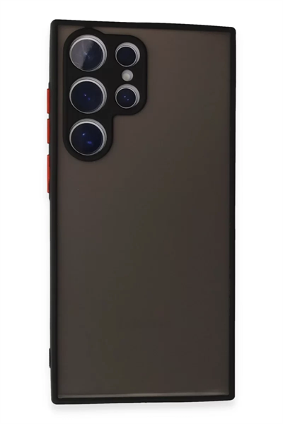 Samsung Galaxy S24 Ultra Kılıf Montreal Silikon Kapak - Siyah