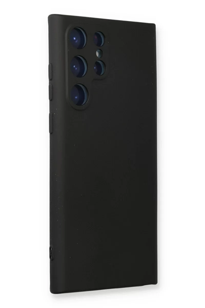 Samsung Galaxy S24 Ultra Kılıf Nano içi Kadife Silikon - Siyah