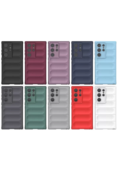 Samsung Galaxy S24 Ultra Kılıf Optimum Silikon - Koyu Yeşil