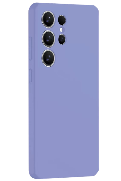 Samsung Galaxy S25 Ultra Kılıf Nano içi Kadife Silikon - Lila