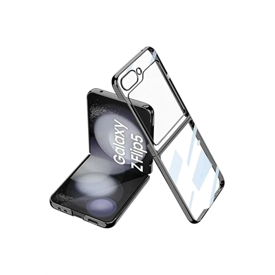 Samsung Galaxy Z Flip 5 Kılıf Fold Element Kapak - Siyah