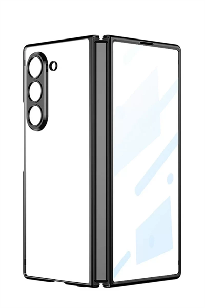 Samsung Galaxy Z Fold 5 Kılıf Fold Element Kapak - Siyah