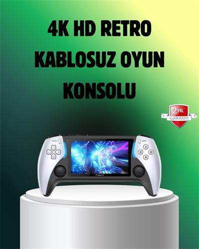 Şarjlı 4 Saat Oyun Süreli TV Bağlantılı Retro Oyun Konsolu