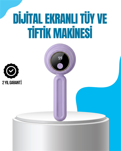 Şarjlı Tiftik Temizleme Makinesi Kablosuz Pratik Kullanım