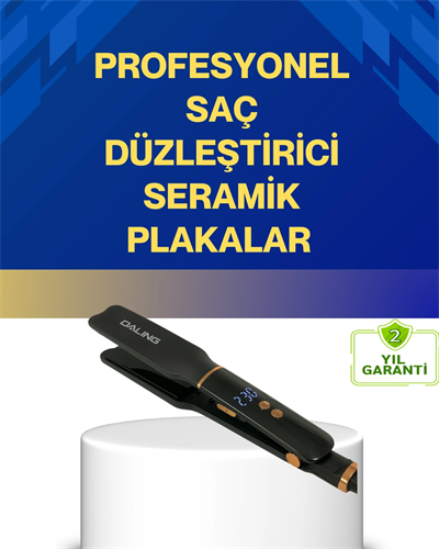 Seramik Plakalı Daling Saç Düzleştirici Kırılma ve Dolanma Önleyici