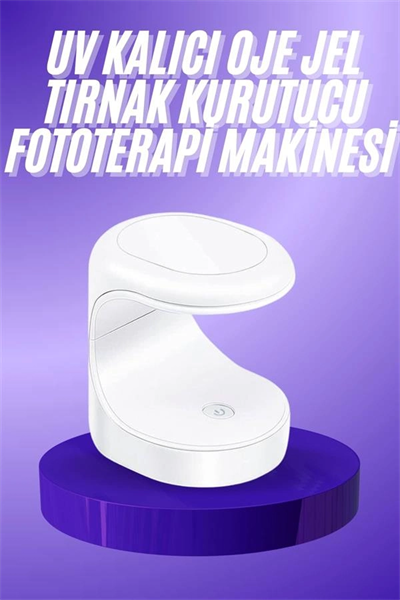 Seyehat Tipi Mini Oje Kurutucu Ultraviole Mor Işık Protez Tırnak Kurutucu